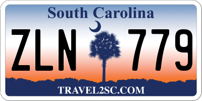 SC license plate ZLN779