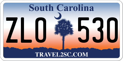 SC license plate ZLO530