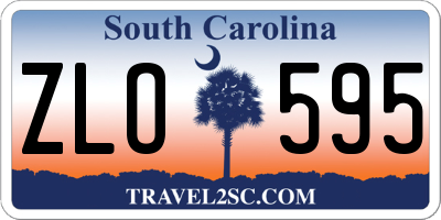 SC license plate ZLO595