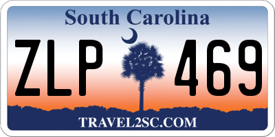 SC license plate ZLP469