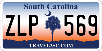 SC license plate ZLP569