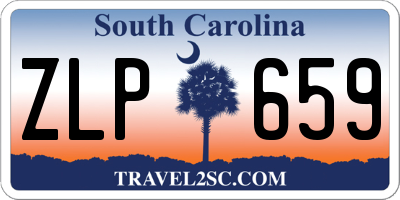 SC license plate ZLP659