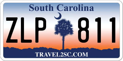 SC license plate ZLP811