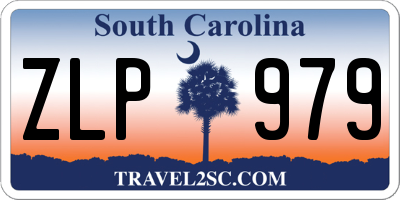 SC license plate ZLP979