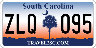 SC license plate ZLQ095