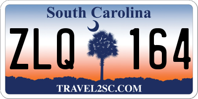 SC license plate ZLQ164