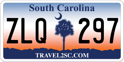 SC license plate ZLQ297