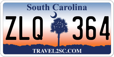SC license plate ZLQ364