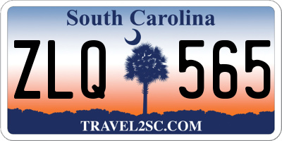SC license plate ZLQ565