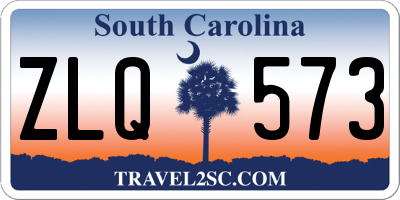 SC license plate ZLQ573