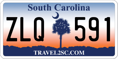 SC license plate ZLQ591