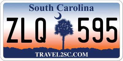SC license plate ZLQ595