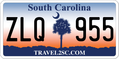 SC license plate ZLQ955