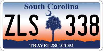 SC license plate ZLS338