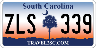 SC license plate ZLS339