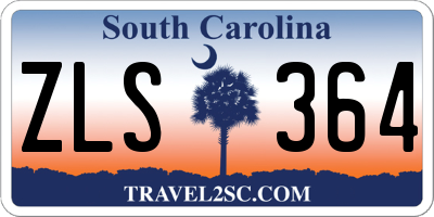 SC license plate ZLS364