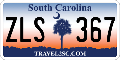SC license plate ZLS367