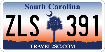 SC license plate ZLS391