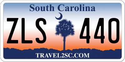 SC license plate ZLS440