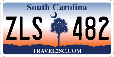 SC license plate ZLS482