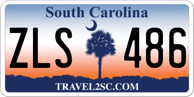 SC license plate ZLS486