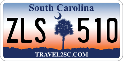 SC license plate ZLS510