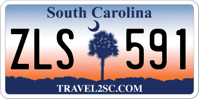 SC license plate ZLS591