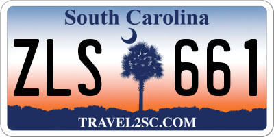 SC license plate ZLS661