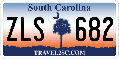 SC license plate ZLS682