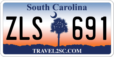 SC license plate ZLS691