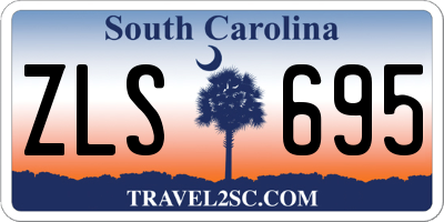 SC license plate ZLS695