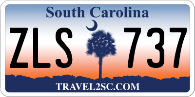 SC license plate ZLS737