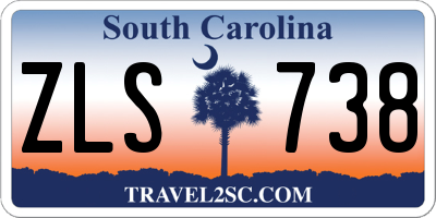 SC license plate ZLS738