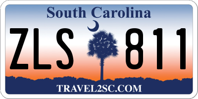 SC license plate ZLS811