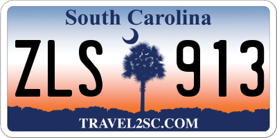 SC license plate ZLS913