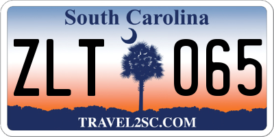 SC license plate ZLT065