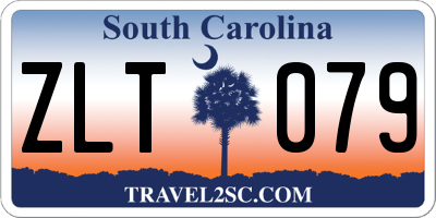 SC license plate ZLT079