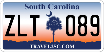 SC license plate ZLT089