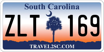 SC license plate ZLT169