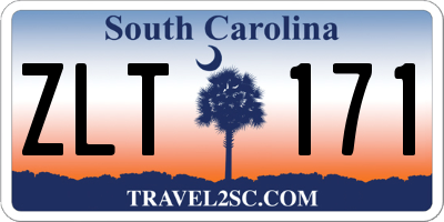 SC license plate ZLT171