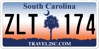SC license plate ZLT174