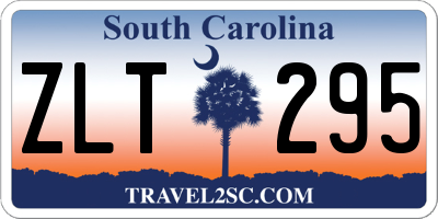 SC license plate ZLT295