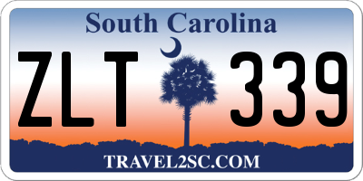SC license plate ZLT339