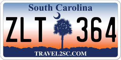 SC license plate ZLT364