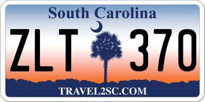 SC license plate ZLT370