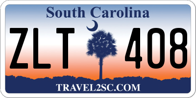 SC license plate ZLT408