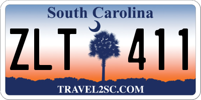SC license plate ZLT411