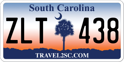SC license plate ZLT438
