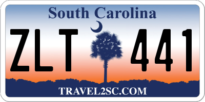 SC license plate ZLT441