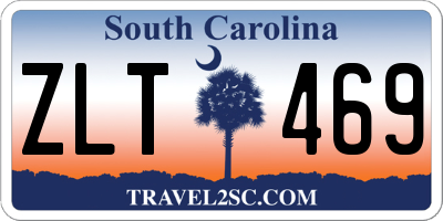 SC license plate ZLT469